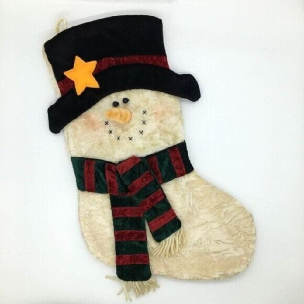 Snowman Stocking Christmas Frosty 17”